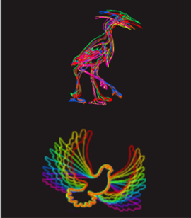 Dynmic Birds Hologram