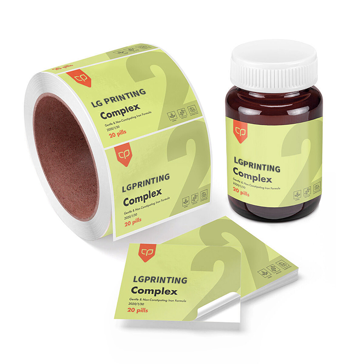 UV printing adhesive label sticker for medicine