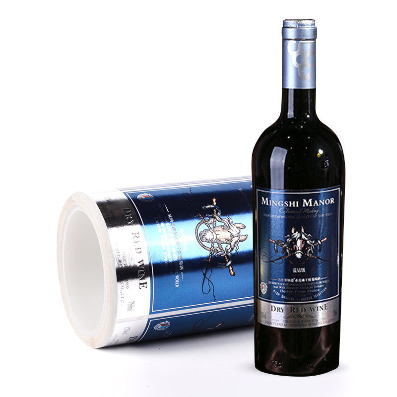 Red wine labels printing
