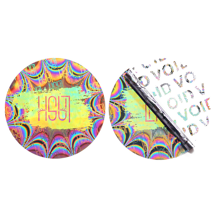Hologram qr code void label sticker manufacture custom anti counterfeit void label