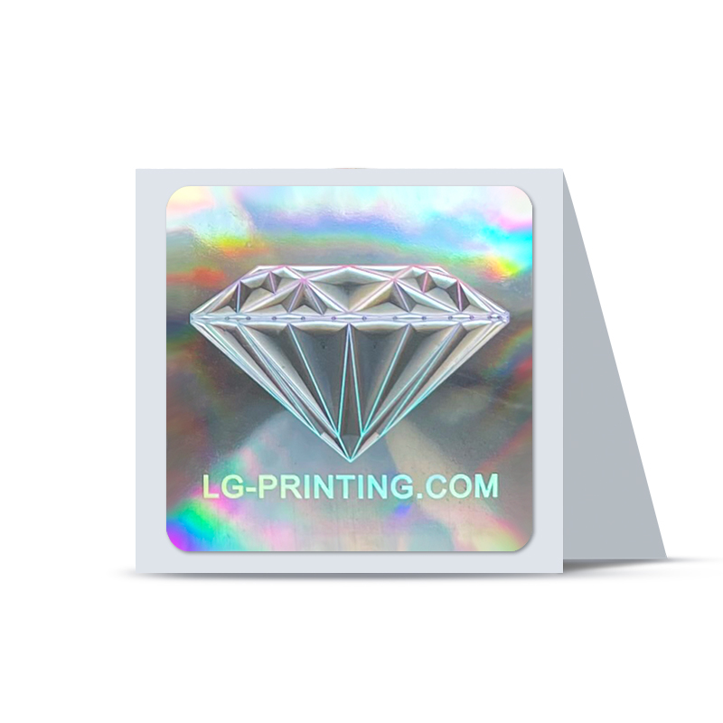 3D original genuine embossed hologram sticker