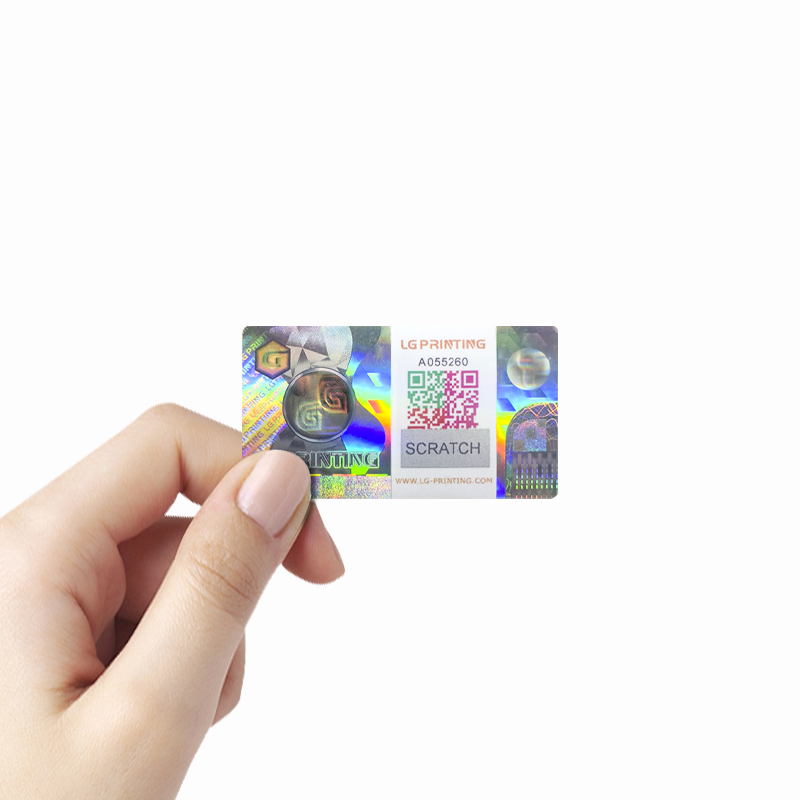 Custom High quality anti counterfeit hologram sticker