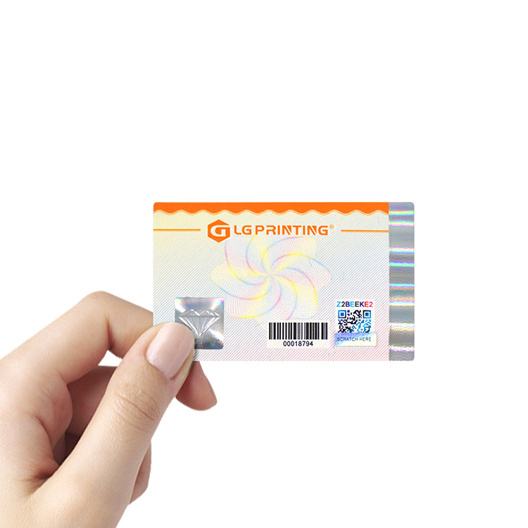 New technology randomly hologram foil stamping hologram strip label