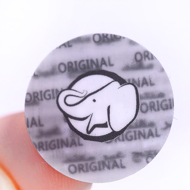 3D nano sticker for anti counterfeit packaging