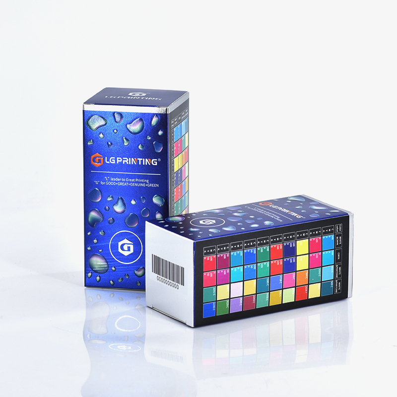 Factory custom high quality Embossed UV folding product paper boxes for skincare