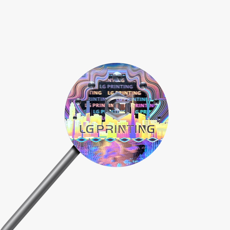 3D image dot matrix true colour hologram sticker