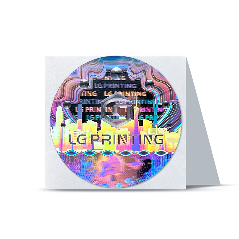3D image dot matrix true colour hologram sticker