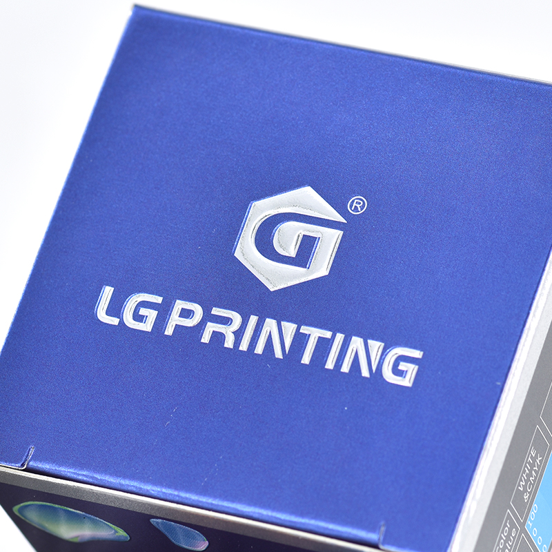 Factory custom high quality Embossed UV folding product paper boxes for skincare