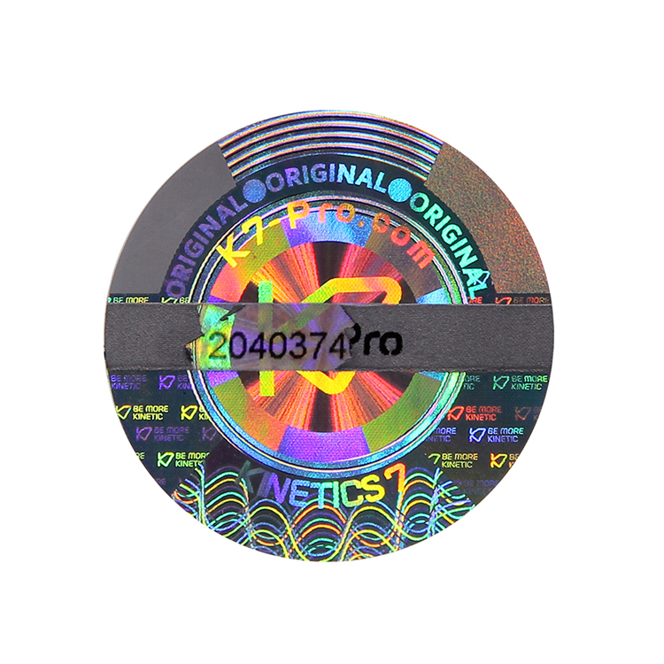 3D Scratch Off hologram Sticker label