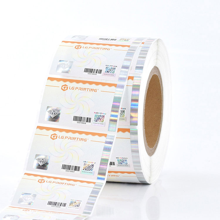New technology randomly hologram foil stamping hologram strip label