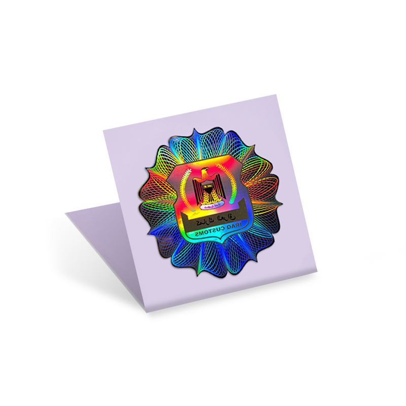 Custom 3D hologram sticker with logo printing manufacture