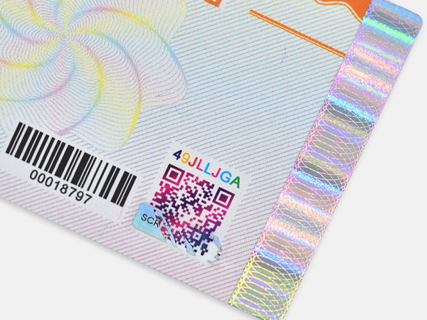 Hologram Strip Label