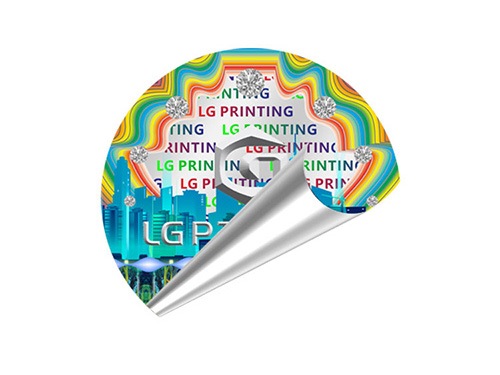 Permanent Hologram Label
